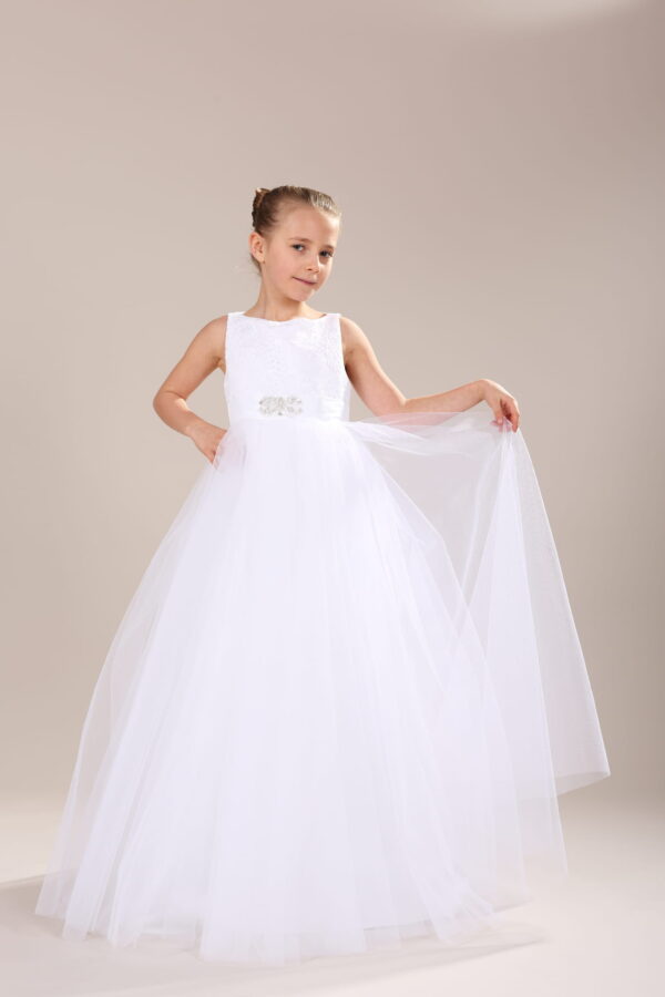 Tiulowa sukienka balowa OLA szyta na miarę