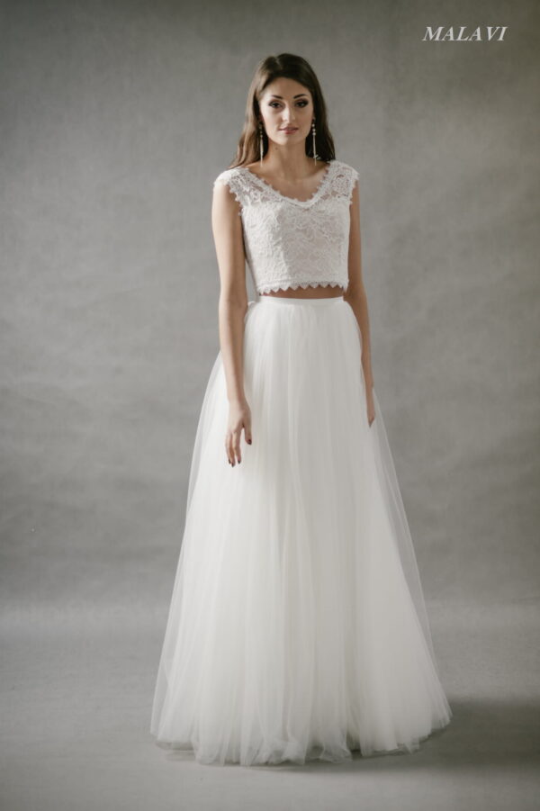 Suknia ślubna MALAVI szyta na miarę