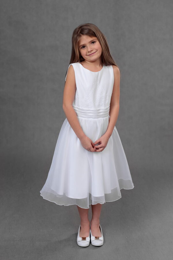 Sukienka tiulowa komunijna K 405 szyta na miarę