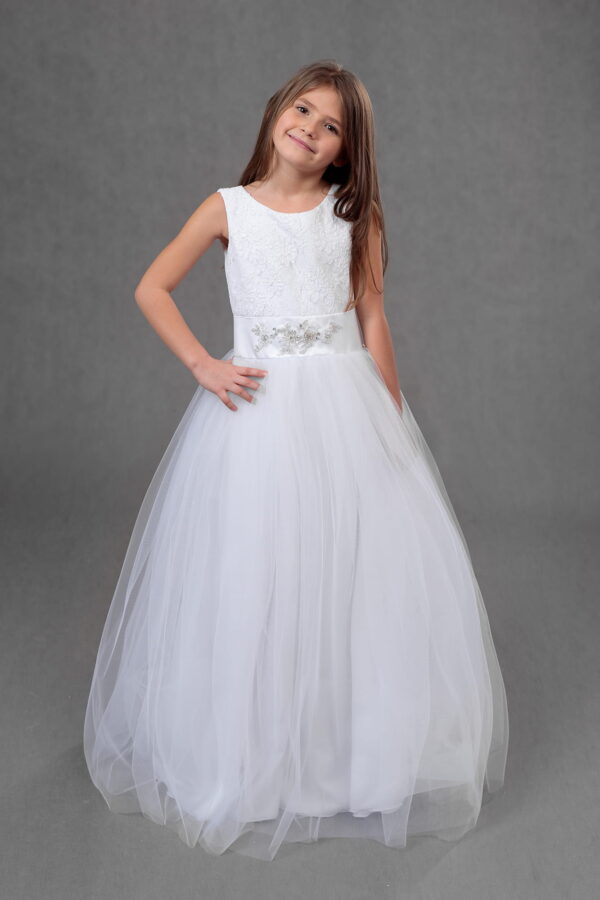 Sukienka balowa komunijna K 410 szyta na miarę