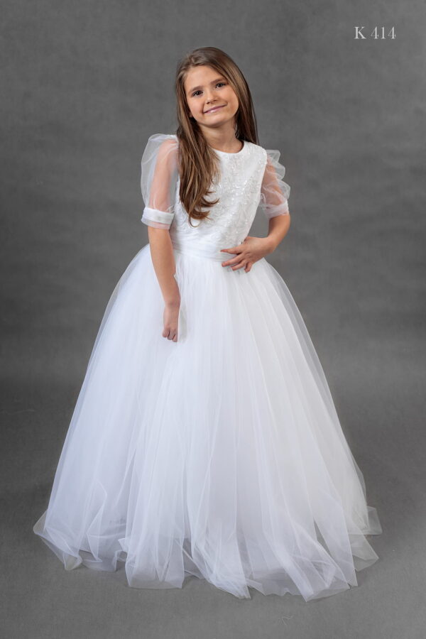 Sukienka balowa komunijna K 414 princessa szyta na miarę