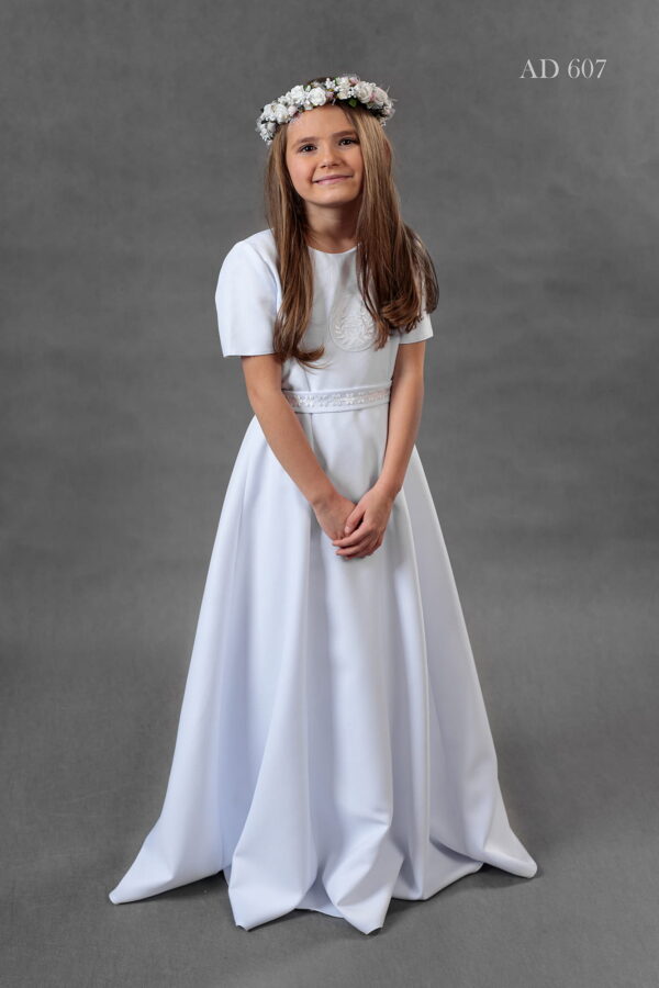 Sukienka alba komunijna AD 607 szyta na miarę