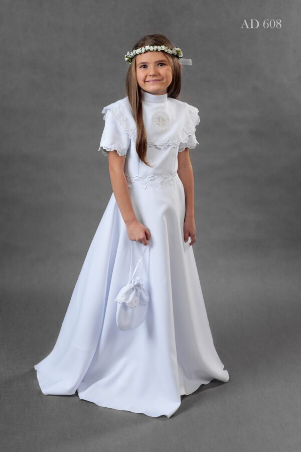 Sukienka alba komunijna AD 608 szyta na miarę