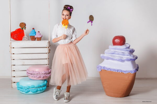 Spódnica tiulowa TUTU Party dla dziewczynki rozm. 128-146 szyta na miarę