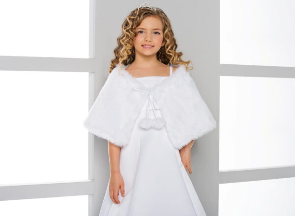Pelerynka komunijna BK-21 biała ivory